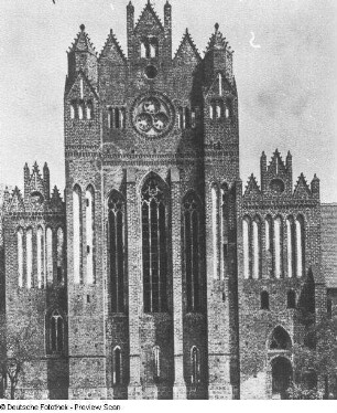 Chorin, Westfassade der ehemaligen Klosterkirche