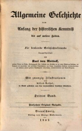 Allgemeine Geschichte vom Anfang der historischen Kenntniß bis auf unsere Zeiten : für denkende Geschichtsfreunde, 3