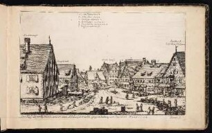 Der Hof-Marckt Fürth wie er von Schliesselwurth, gegen Mittag an zusehen Anno 1704. - Fürth (Bayern)