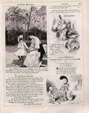 "Kindliche Phantasie" "Nachgegossen" "Anno Dazumal"