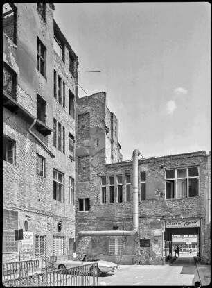 Hinterhof an der Wilmersdorfer Straße