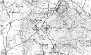 Radibor-Camina. Meßtischblatt, Sekt. Luttowitz, 1884