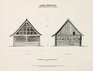 Lehde, Wohnhaus, Bauaufnahme