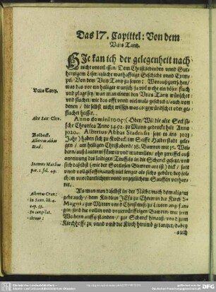Das 17. Capittel: Von dem Veits Tantz