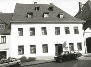 Annaberg-Buchholz, August-Bebel-Straße (Wolkensteiner Straße) 33. Wohnhaus. Straßenansicht