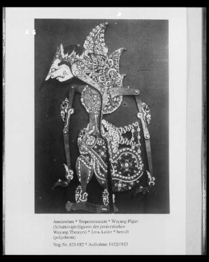 Wayang-Figur (Schattenspielfiguren des javanesischen Wayang-Theaters)