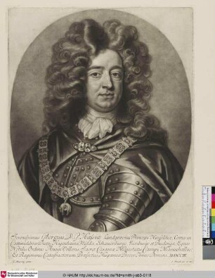 Serenissimus Georgius, D.G. Hassiae Landgravius Princeps Hirsfeldiae