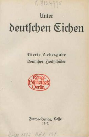 Unter deutschen Eichen