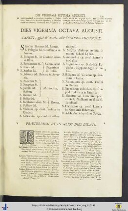 Vigesima Octava Augusti.