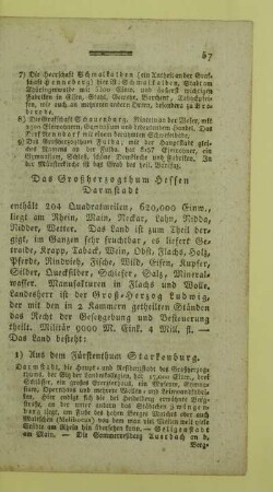 Das Großherzogthum Hessen Darmstadt