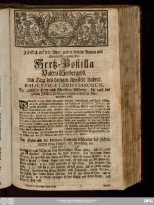 Hertz-Postilla Valerii Herbergers.