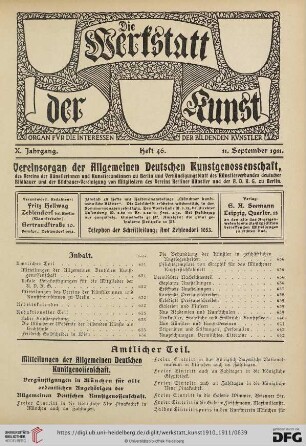 Heft 46 (11. September 1911)