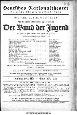 Der Bund der Jugend