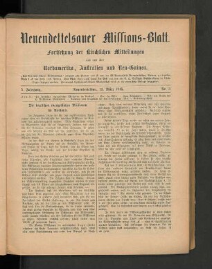 12. März 1915. Nr. 3