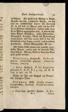 99-102, Pastinaca. Pastinake. ...