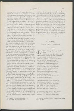 A Castelar - (poesía)