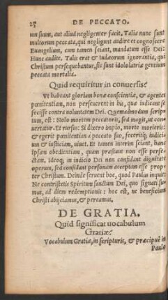 De Gratia.