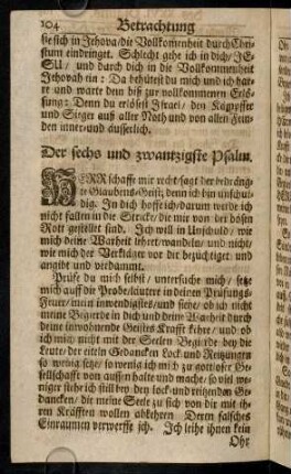 104-115, Der XXVI. - XXVIII. Psalm