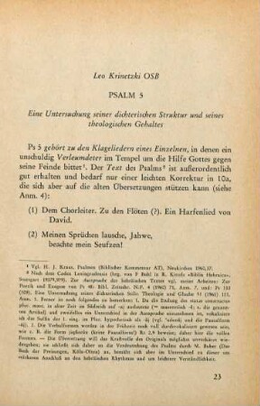 23-46 Psalm 5