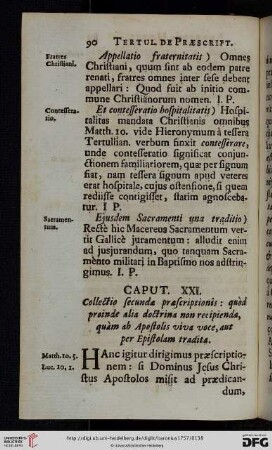 Caput XXI - Caput XXX