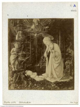 Anbetung des Christuskindes mit dem heiligen Bernhard (Anbetung im Walde)