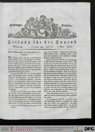 Heft 54 (6. Mai 1806)