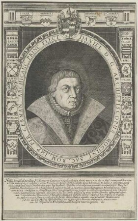 Bildnis des Daniel Brendel von Homburg Kurfürst und Erzbischof von Mainz