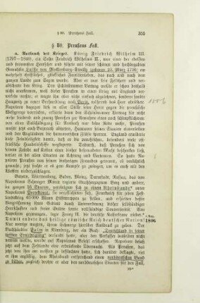§ 80. Preußens Fall