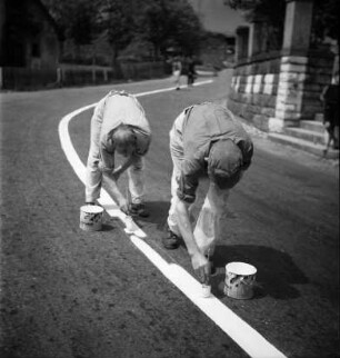 Maler bei der Arbeit