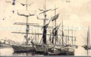 Schiffe im Stettiner Hafen