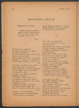 Moderno idilio