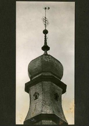 Kirchturmspitze der protestantischen Marktkirche