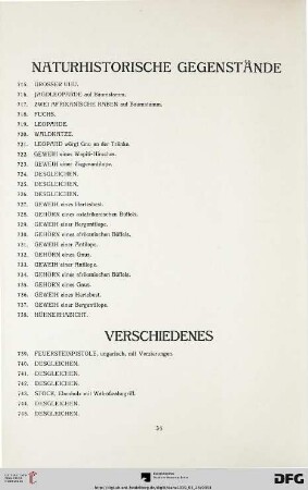 Verschiedenes (Nr. 739-800)