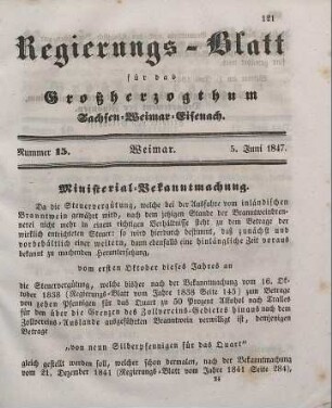Nr. 15 : 5. Juni 1847