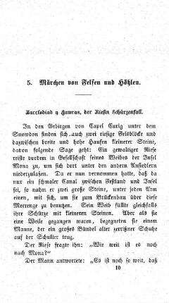 5. Märchen von Felsen und Höhlen
