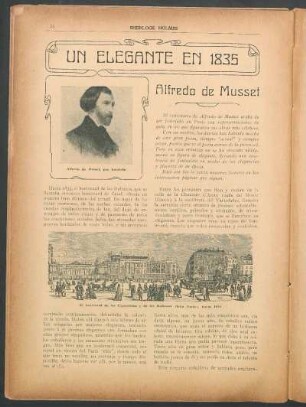 Un elegante en 1835 - Alfredo de Musset