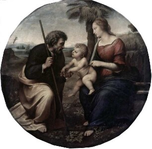 Die Heilige Familie (mit Palmbaum)