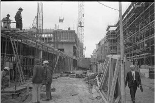 Großbaustelle in der nördlichen Herrenstraße.