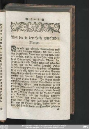 [Theoretisch- und practische Abhandlung von vielerhand sowol innerlichen, als äusserlichen Kranckheiten.]