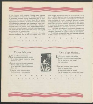 Tono Menor [y] Una Vaga Música...