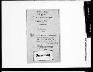 Miszellen (1815-1876)