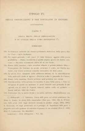 Titolo IV. Delle obbligazioni e dei contratti in genere (continuazione)