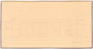 Staatliches Mädchengymnasium, Mönchengladbach: Schulgebäude, Aula: Straßenansicht 1:50