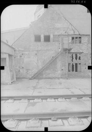 Dresden-Friedrichstadt, Schlachthofring. Schlachthof (1906-1910; H. J. Erlwein). Kessel- und Maschinenhaus