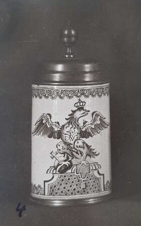 Walzenkrug mit preußischem Adler