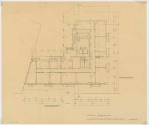Bürohaus Bayerischer Platz 1 / Landshuter Straße 21, Berlin-Schöneberg: Grundriss Kellergeschoss 1:100