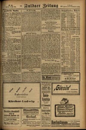 Zweite Ausgabe vom Freitag, den 16. Mai 1924.