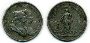 Medaille auf den Tod des französischen Königspaares
