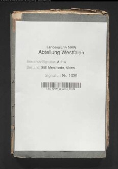 Hudecke-Salzsode und andere Salzsoden: 1. Dietrich v. Landsberg (nach Aussterben der v. Bredenol zu Böckenförde) 1662; 3. Franz Anton v. Landsberg 1700. 1724; 10. Witwe v. L. (auch altes Haus Mellen) 1749; 12. Ignaz v. L. 1800; 16. Clemens August v. L. 1764; 18. Ferdinand Caspar v. Landsberg 1731; 19. Paul Joseph v. Landsberg-Velen 1793; 27. Elis. Voege, Witwe v. Bredenol zu Westernkotten, ./. Dietrich v. Landsberg wegen der Ansprüche auf das Lehen (zum Prozeß vor dem Reichskammergericht) 1657; 36. Dietrich v. L. wegen der Designation des Hauses Mellen 1669; 38. Lehnbrief über Mellen 1649; 40. Eid des Georg Rembert v. Bredenol wegen Nichtvorlage des letzten Lehnbriefes 1625-26; 52. Obrist Wilhelm Dietrich v. Wendt zum Crassenstein namens seiner Tochter ./. Fritz v. Bredenol wegen der Lehnsfolge (mit Familiengeschichte) 1648; 67. Auseinandersetzung wegen des Ankaufs von zwei Salzhäusern durch Fritz v. Bredenol von Georg Rembert v. Bredenol und Verkauf eines Salzhauses an den Junker Lurwaldt zu Suttrop (1396 ff); 72. Lehnbrief für Bernd v. Bredenohl 1505; 73. Lehnsmutung des Walter Philipp v. Ense 1625; 74. desgl. des Adam Philipp v. Ense 1653; 75. Witwe v. Bredenol ./. v. Landsberg wegen des vom Ehemann der Klägerin angekauften Lehens 1658
