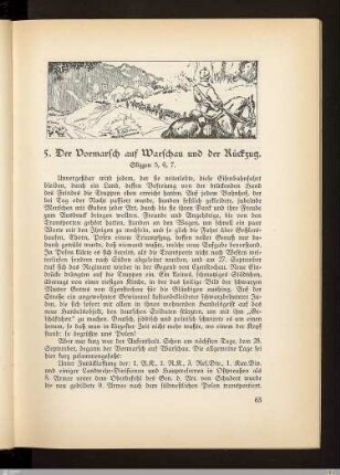 5. Der Vormarsch auf Warschau und der Rückzug